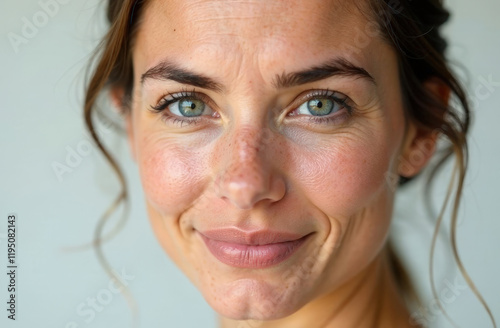 The serene mature woman