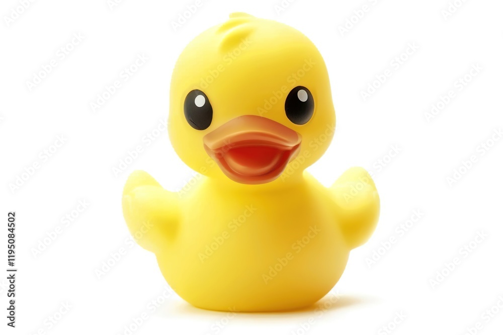 yellow rubber duck on white background yellow rubber duck on white background
