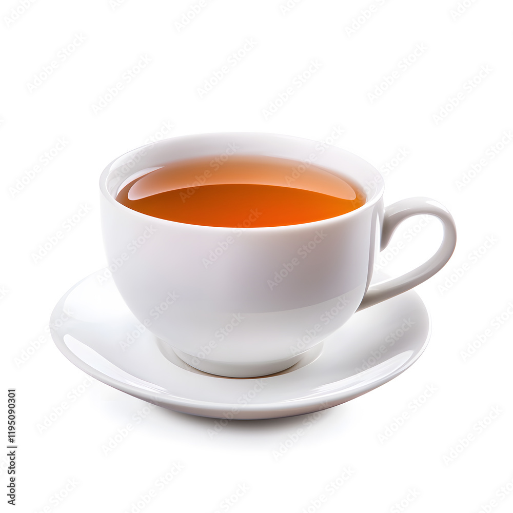 Cup of black tea isolated on white background Cup of black tea isolated on white background