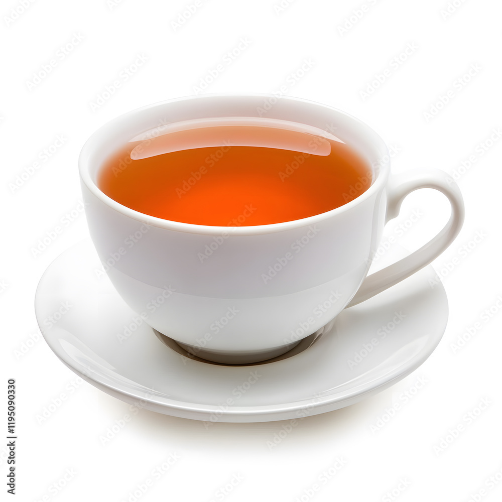 Cup of black tea isolated on white background Cup of black tea isolated on white background