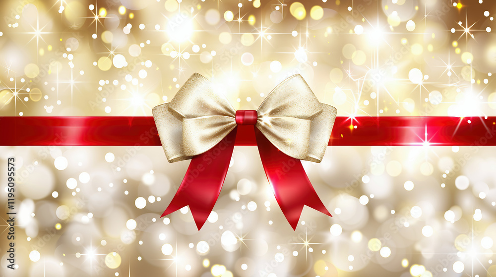 ribbon bow card note Christmas celebration greeting ribbon bow card note Christmas celebration greeting
