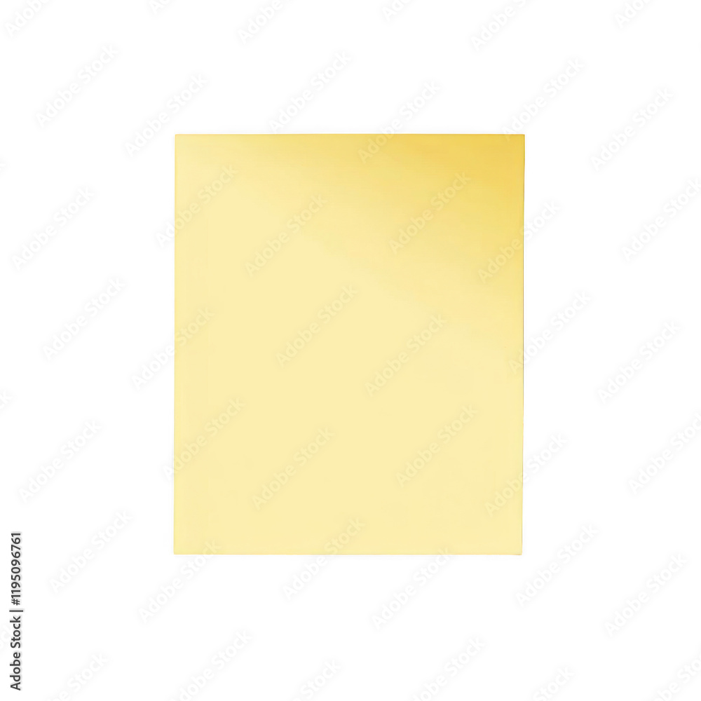 Yellow post it sticky note isolated on transparent background Yellow post it sticky note isolated on transparent background