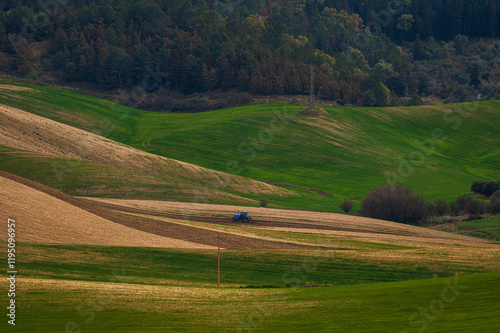 Matera province: spring countryside landscape  photo