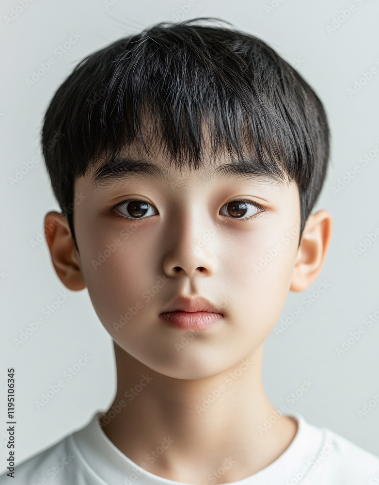 ID Photo for Passport : South Korean teenager boy 6 ID Photo for Passport : South Korean teenager boy 6
