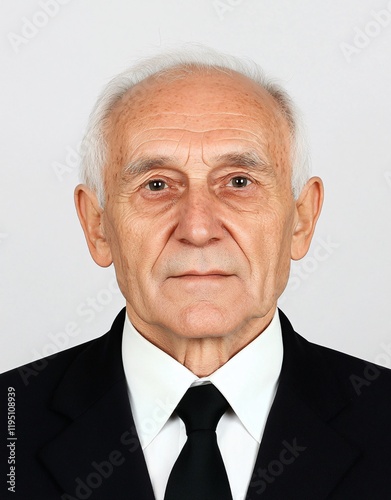 ID Photo for Passport : Russian elderly man 5 photo