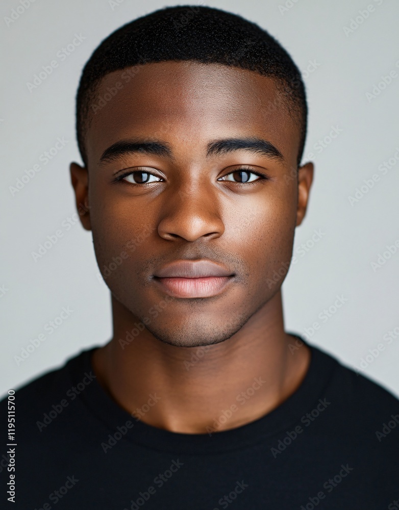 ID Photo for Passport : Brazilian young adult man 3 ID Photo for Passport : Brazilian young adult man 3