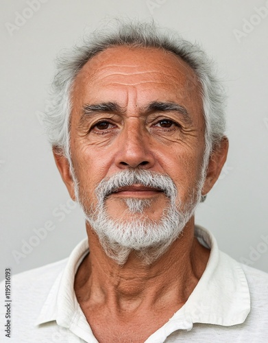 ID Photo for Passport : Brazilian elderly man 5
