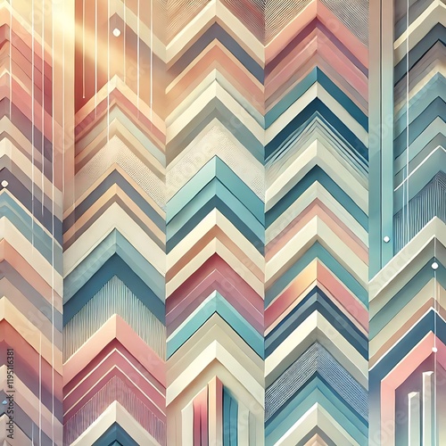 Chevron Pattern with Dynamic Lighting
