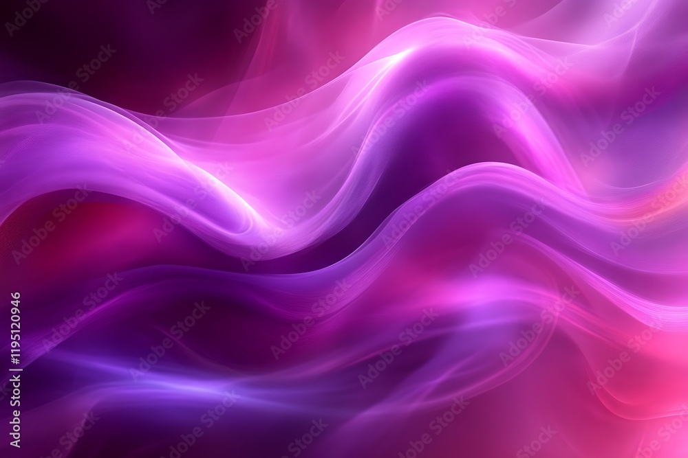 Obraz premium Abstract pink and purple wavy background.