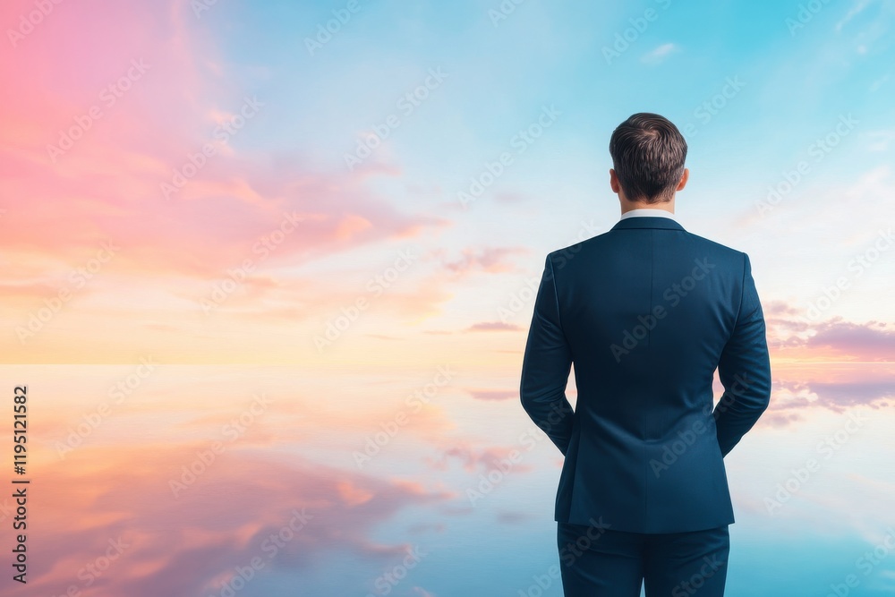 Dynamic Executive Leadership Coaching Under a Vibrant Sky with Reflective Water Surface Dynamic Executive Leadership Coaching Under a Vibrant Sky with Reflective Water Surface
