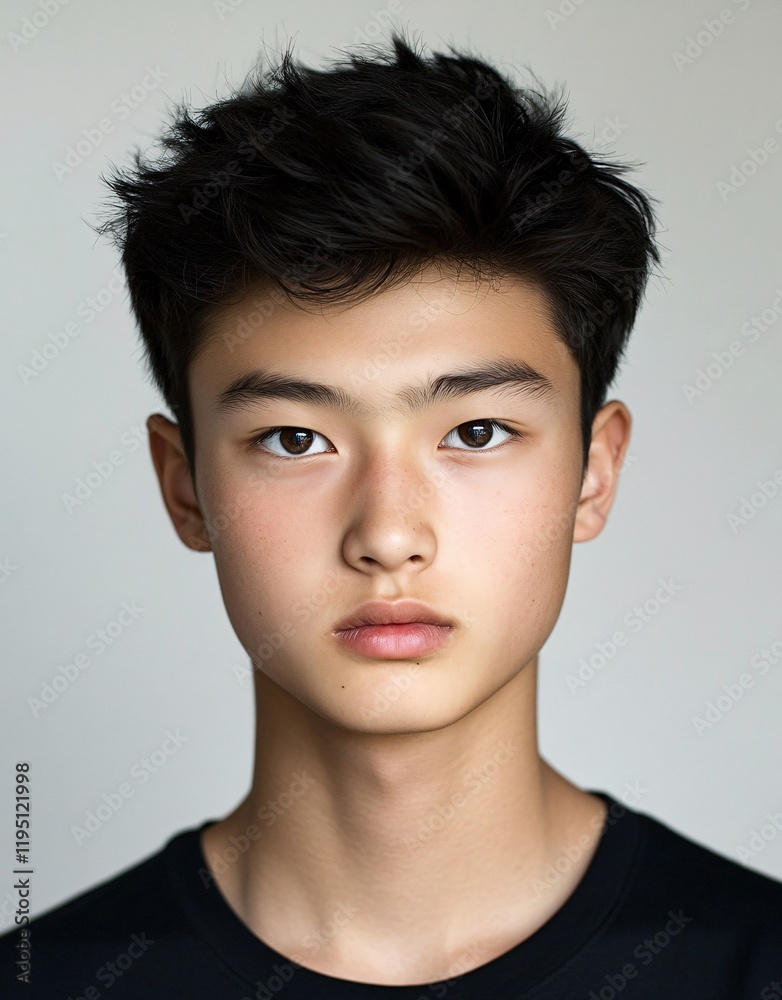 ID Photo for Passport : British teenager boy 6 ID Photo for Passport : British teenager boy 6