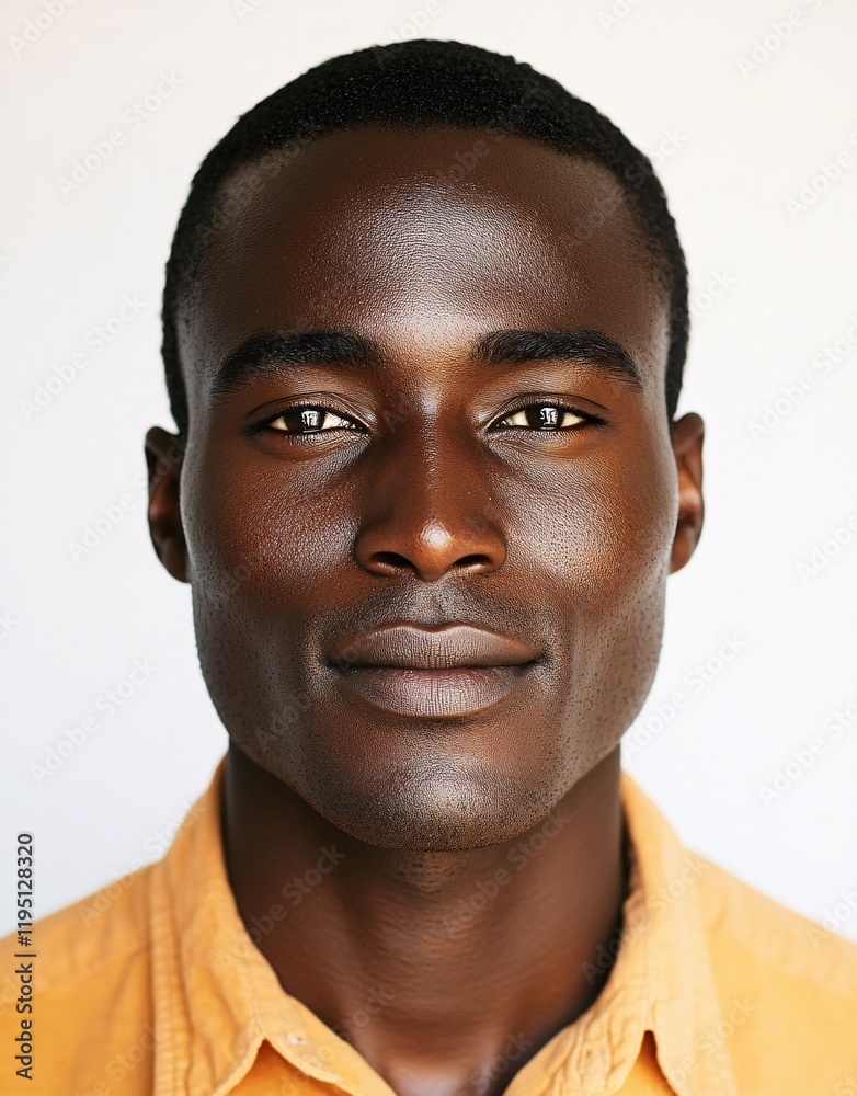 Obraz premium ID Photo for Passport : African adult man 4