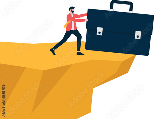 Social media illustration, business concept, web design

