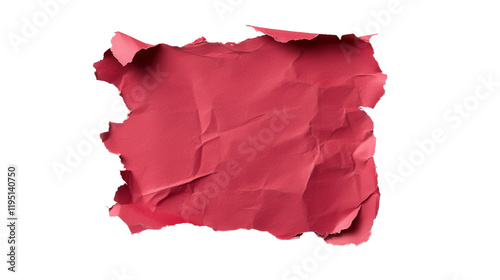 Wallpaper Mural Torn red paper texture with irregular edges and creases, perfect for backgrounds, scrapbooking, and creative projects that need a vibrant touch Torontodigital.ca