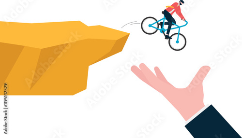 Social media illustration, business concept, web design

