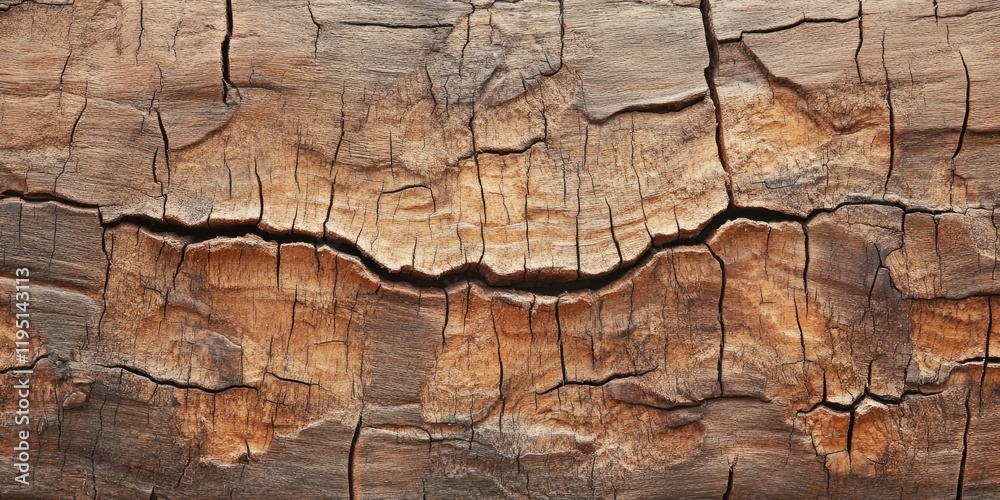 Brown wooden texture with visible cracks featuring deep grooves and natural aging patterns in a horizontal layout creating a rustic backdrop. Brown wooden texture with visible cracks featuring deep grooves and natural aging patterns in a horizontal layout creating a rustic backdrop.