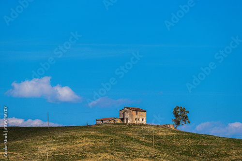 Matera province: spring countryside landscape  photo