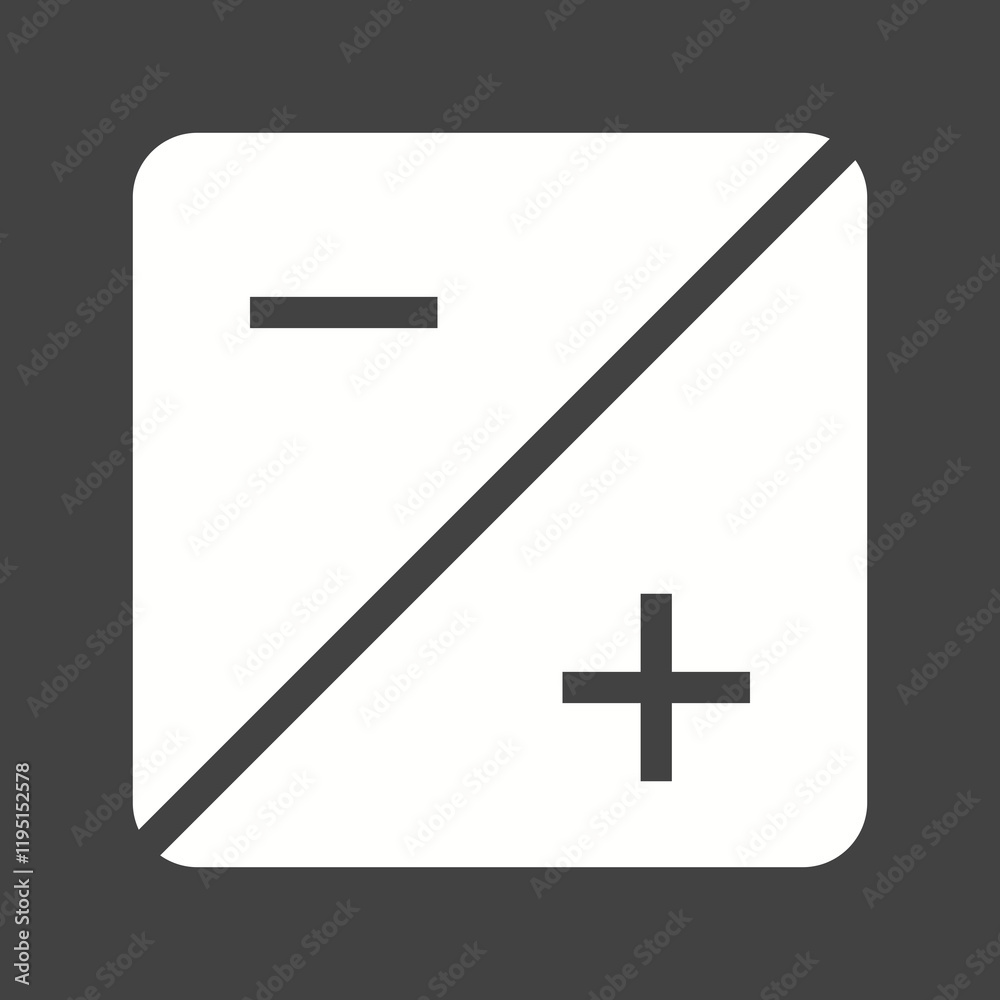 Fototapeta premium Picture Editing Glyph Inverted illustration.