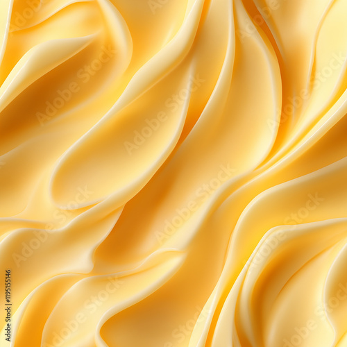 Seamless pattern, abstract background, smooth, soft and creamy cream texture with golden creamy hues