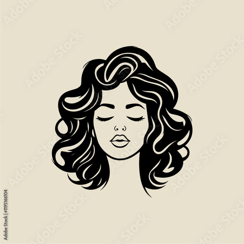 Curly Hair Logo