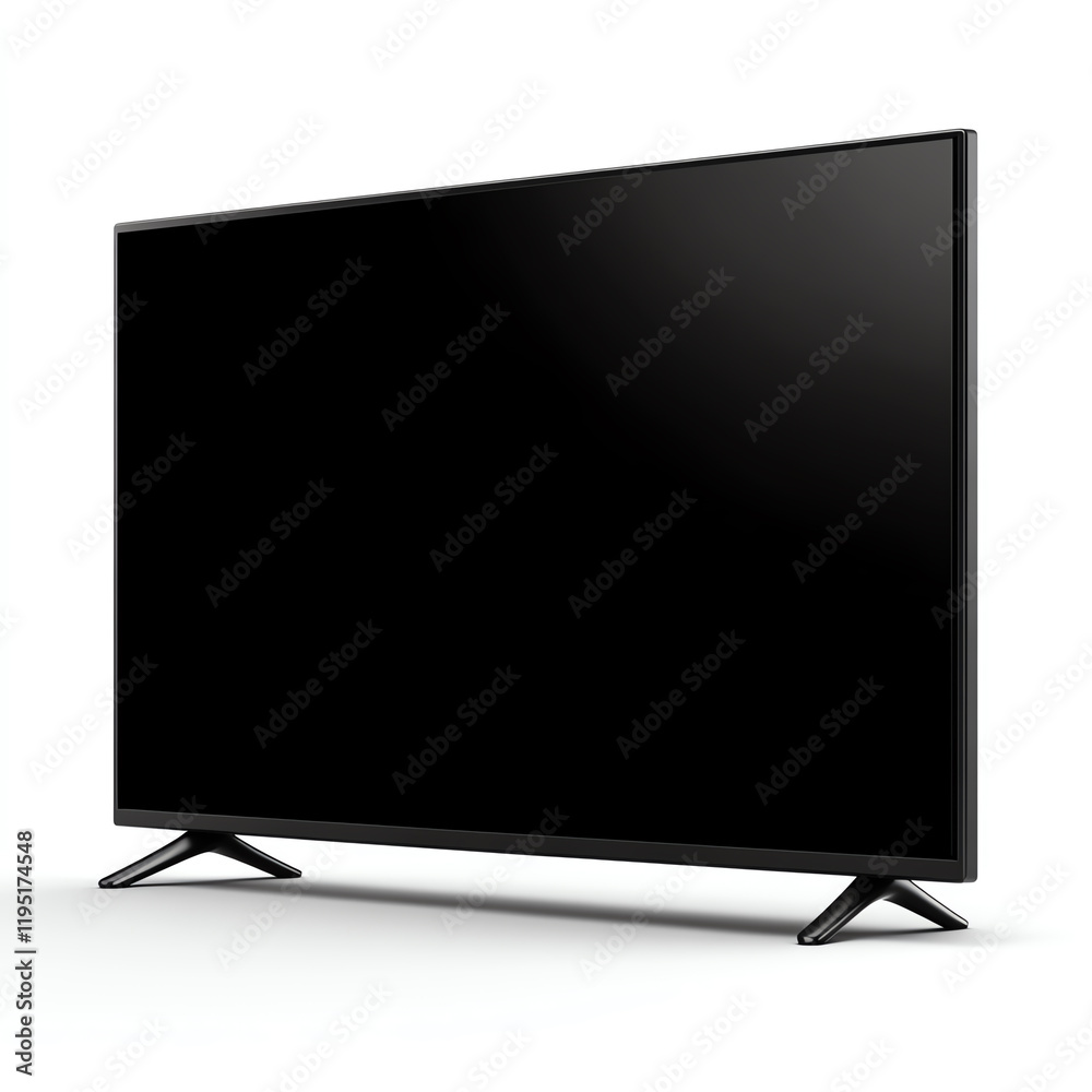A sleek, modern flat-screen television, perfect for home entertainment, showcasing a minimalist design and high-definition quality. A sleek, modern flat-screen television, perfect for home entertainment, showcasing a minimalist design and high-definition quality.