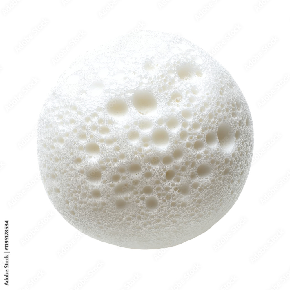Closeup of a Creamy, Whipped Texture Resembling a Moon Surface with Numerous Small and Large Air Bubbles Closeup of a Creamy, Whipped Texture Resembling a Moon Surface with Numerous Small and Large Air Bubbles