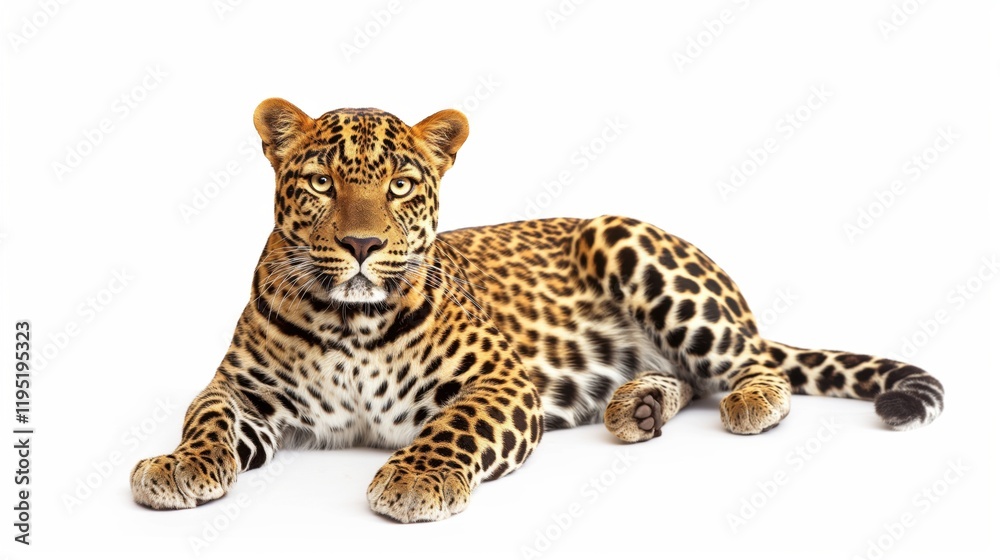 Leopard on a white background. Cheetah, jaguar. Cat family. Wildlife. Predatory animal. Mammals. Leopard on a white background. Cheetah, jaguar. Cat family. Wildlife. Predatory animal. Mammals.