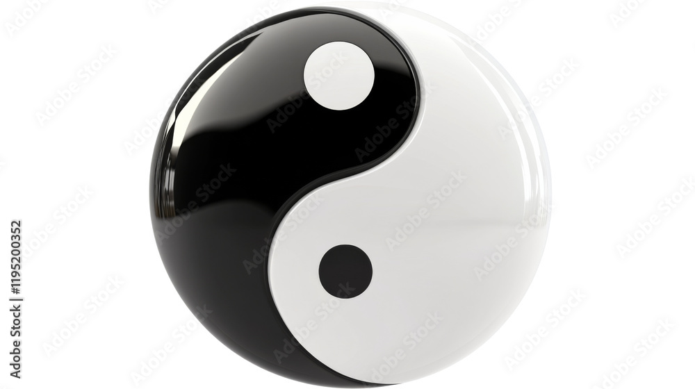 Yin yang symbol, isolated on transparent background Yin yang symbol, isolated on transparent background