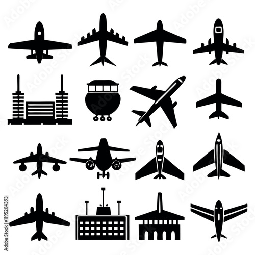 set of airplanes