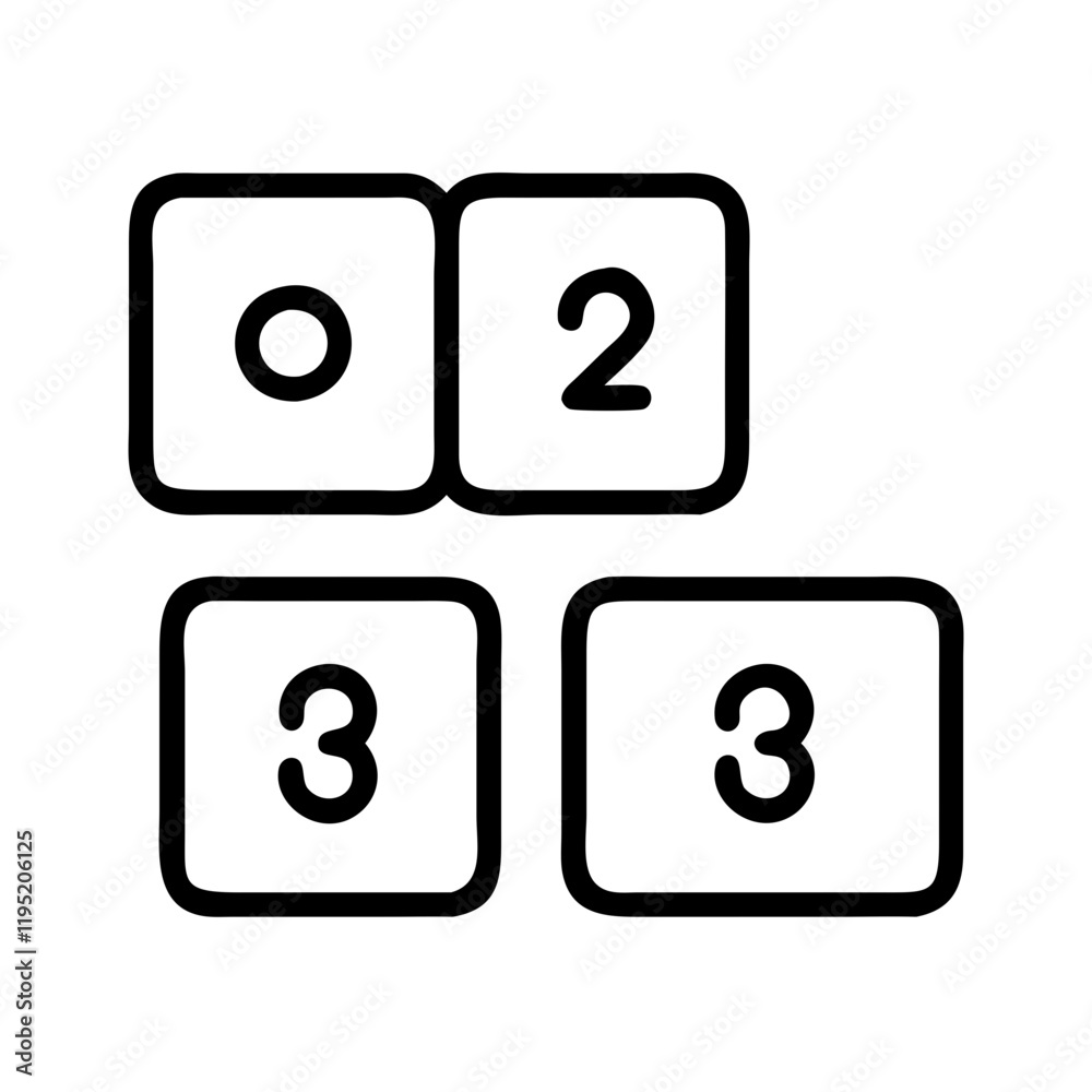 dice with numbers icon, dice with numbers line art - simple line art of dice with numbers, perfect for dice with numbers logos and icons and themed design dice with numbers icon, dice with numbers line art - simple line art of dice with numbers, perfect for dice with numbers logos and icons and themed design