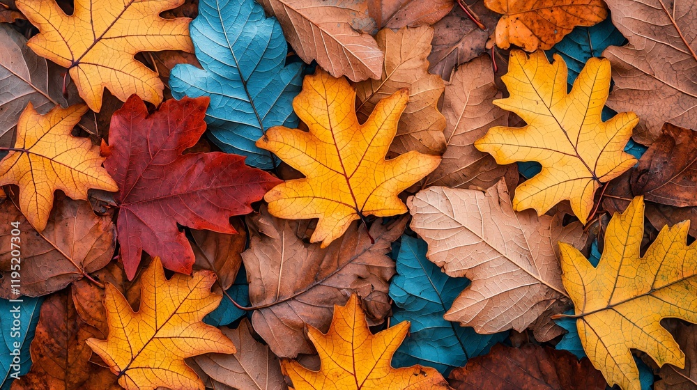 Colorful autumn leaves background. Colorful autumn leaves background.