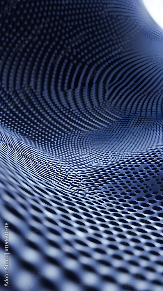 Abstract 3D Blue Grid Background Abstract 3D Blue Grid Background