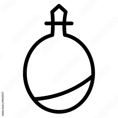 Clyster Enema Hospital Line Icon