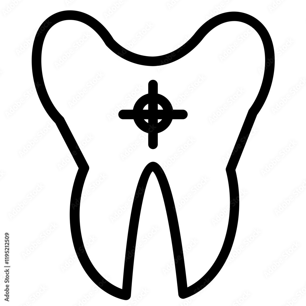 Medicine Oral Tool Line Icon Medicine Oral Tool Line Icon