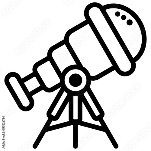 Telescope Outline icon