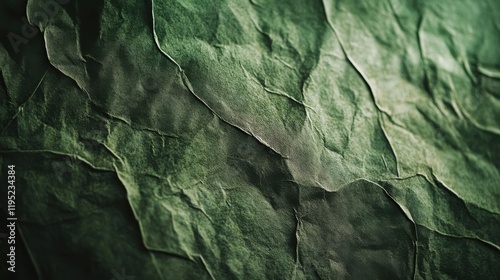 Wallpaper Mural Green textured paper. Generative AI Torontodigital.ca