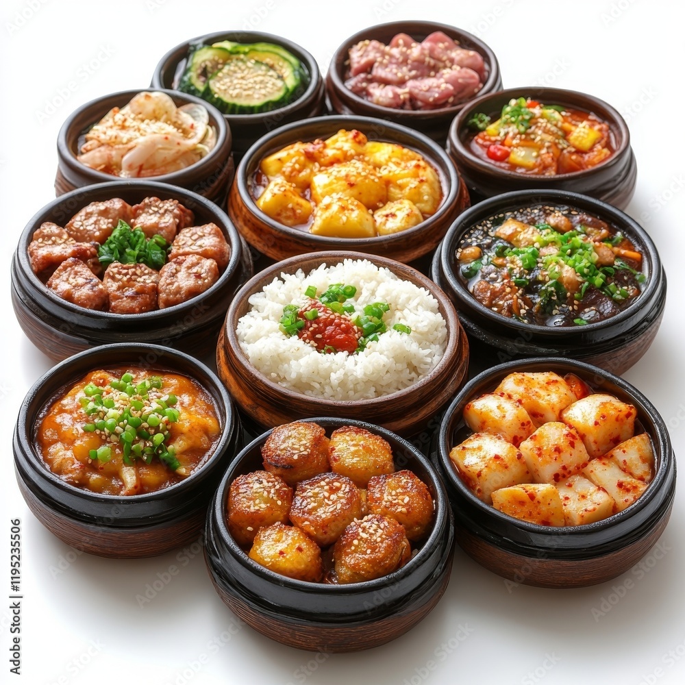 Aromatic Korean Cuisine: A Diverse Selection of Dishes