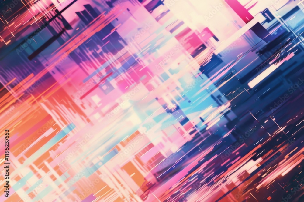 glitch effect with a square frame. glitch effect with a square frame.