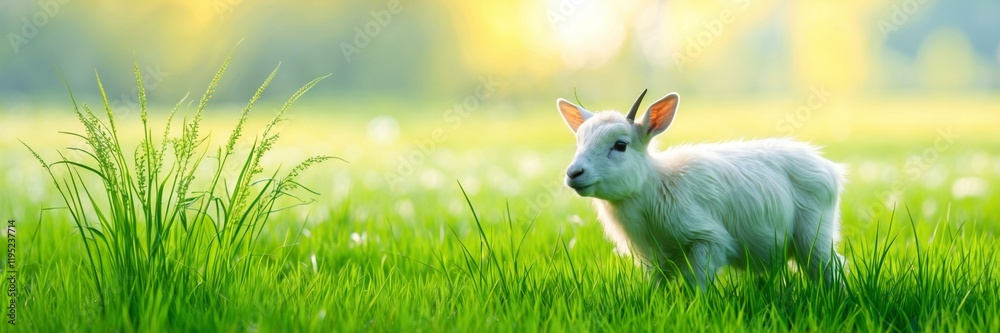 Obraz premium Gras im Frühling