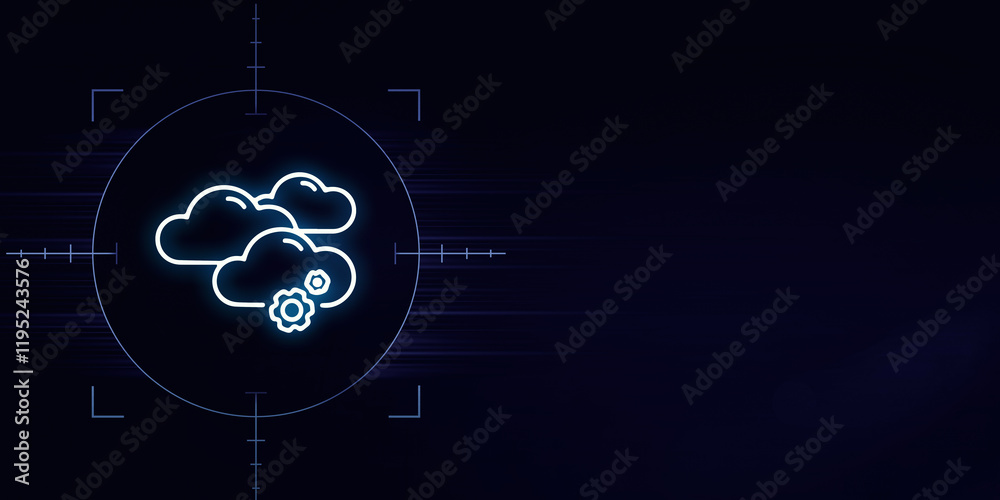 Obraz premium Multi-cloud settings refer to the practice of using multiple cloud computing services or platforms