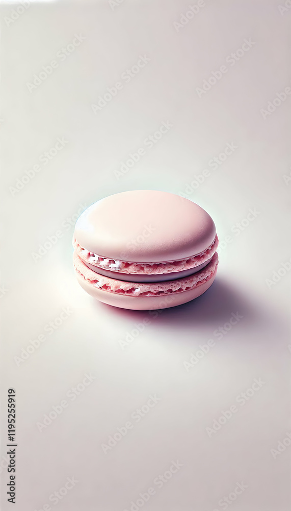 Fototapeta premium colorful pastel colour macaroons isolated on white background