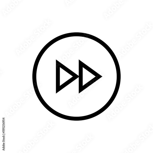 Free Download Forward button on transparent background - GFXLoad
