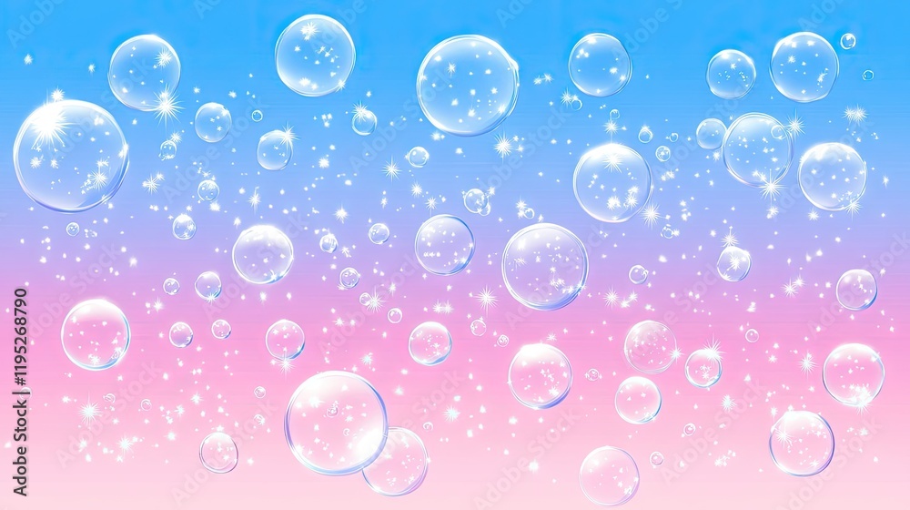 Elegant pink and blue gradient with floating soap bubbles catching subtle highlights, perfect for a dreamy atmosphere. Elegant pink and blue gradient with floating soap bubbles catching subtle highlights, perfect for a dreamy atmosphere.