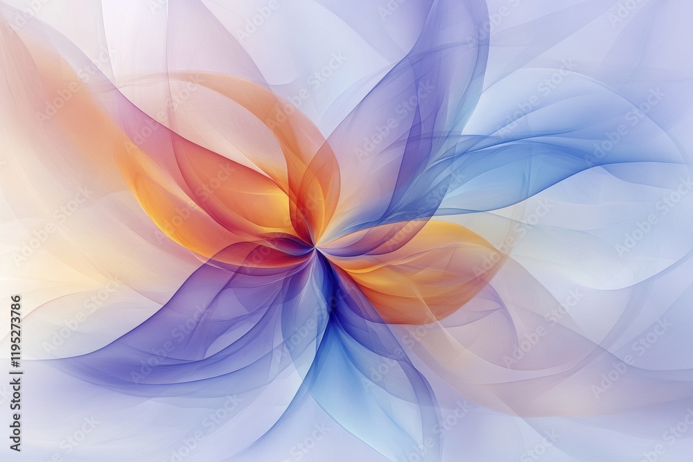 Abstract vibrant digital art with colorful swirling shapes Abstract vibrant digital art with colorful swirling shapes