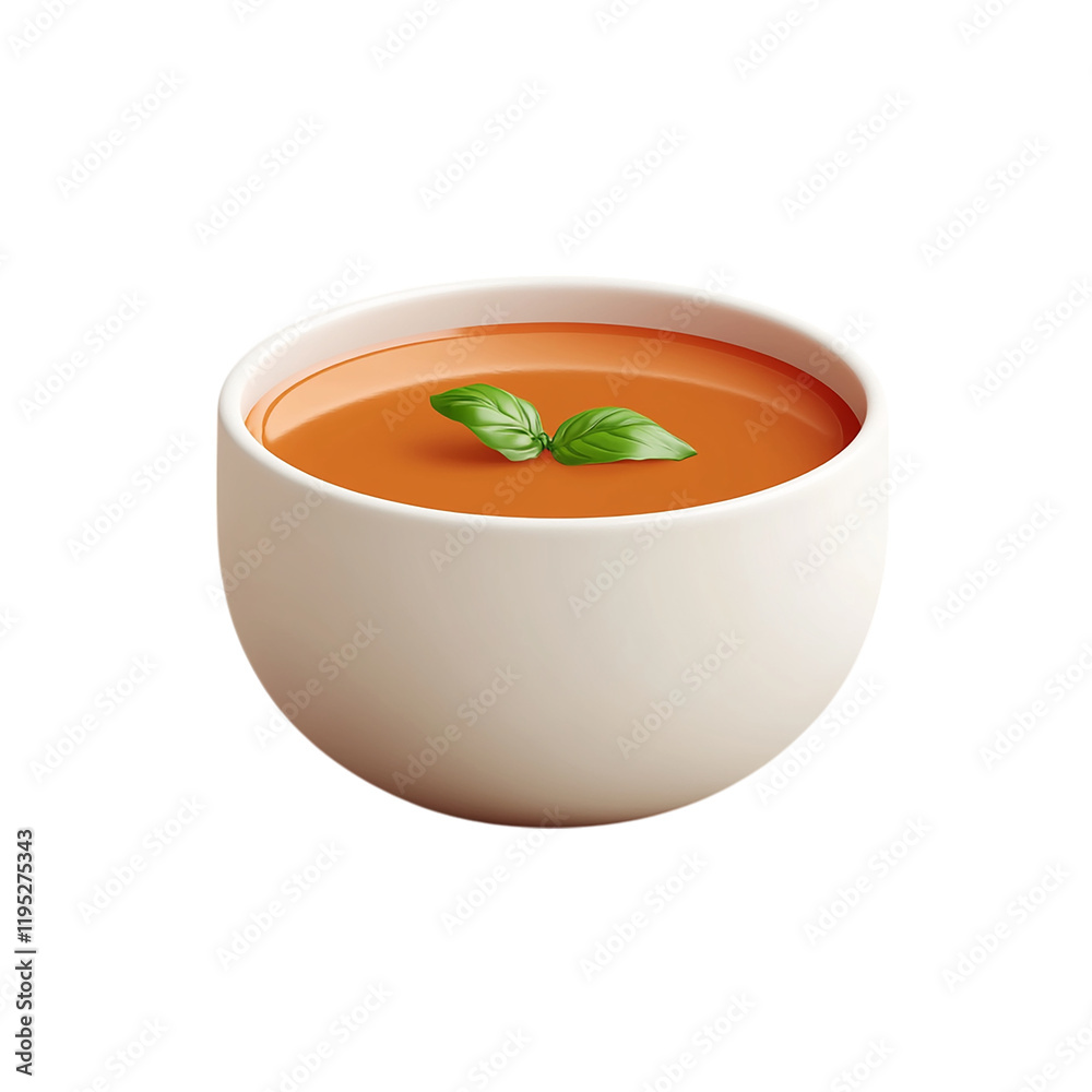 Aromatic Tomato Soup in a Bowl Aromatic Tomato Soup in a Bowl