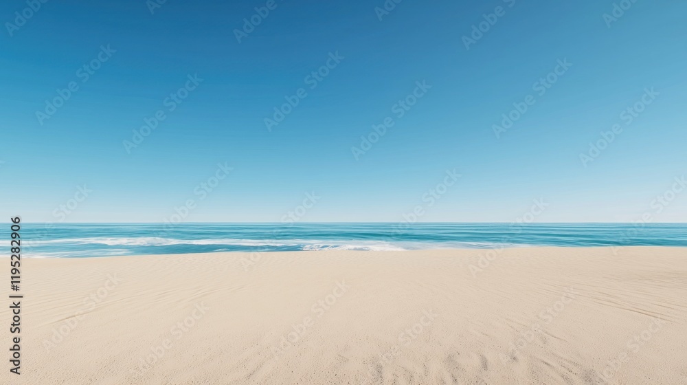 Fototapeta premium Peaceful Beach Scene