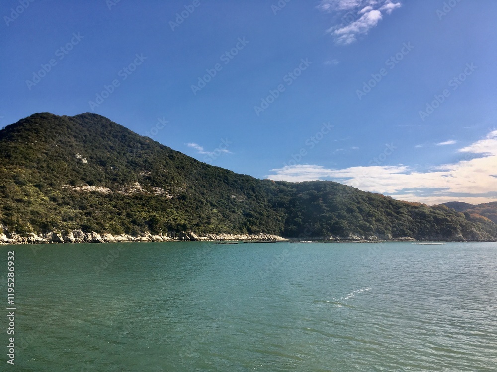 Obraz premium Sea, clear sky, blue, summer, island