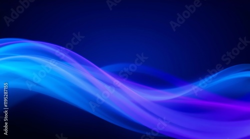 A stunning Abstract blue smoke background