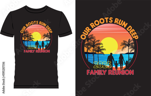 Family Reunion t shirt design