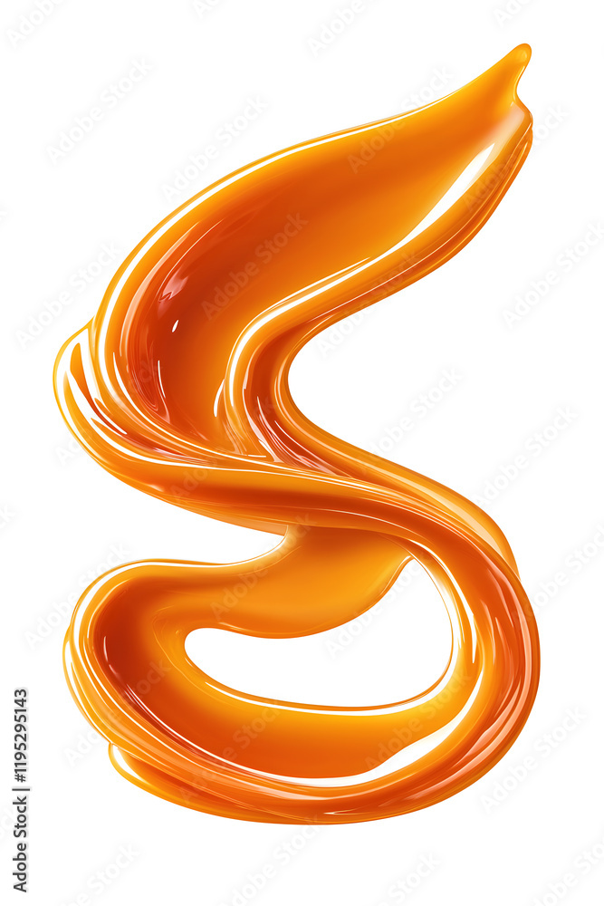 3d Caramel splash, sweet liquid candy swirl and wave, splashing with droplets. 3d Melted toffee syrup with splatters and dynamic motion isolated on white background 3d Caramel splash, sweet liquid candy swirl and wave, splashing with droplets. 3d Melted toffee syrup with splatters and dynamic motion isolated on white background